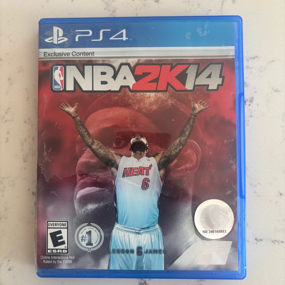 NBA 2K14 (PS4) - CIB - Tested - READ (Plastic Sleeve Torn)
